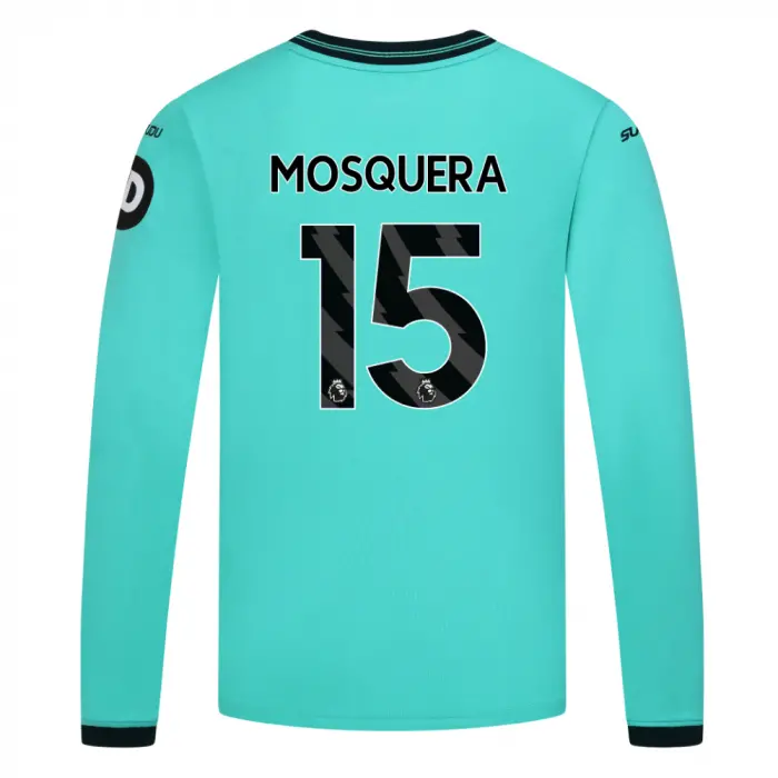 Wolves Kits Shop | Official 2025-26 Wolves Away Shirt – Junior – LS MOSQUERA 15 Wolverhampton Wanderers Apparel